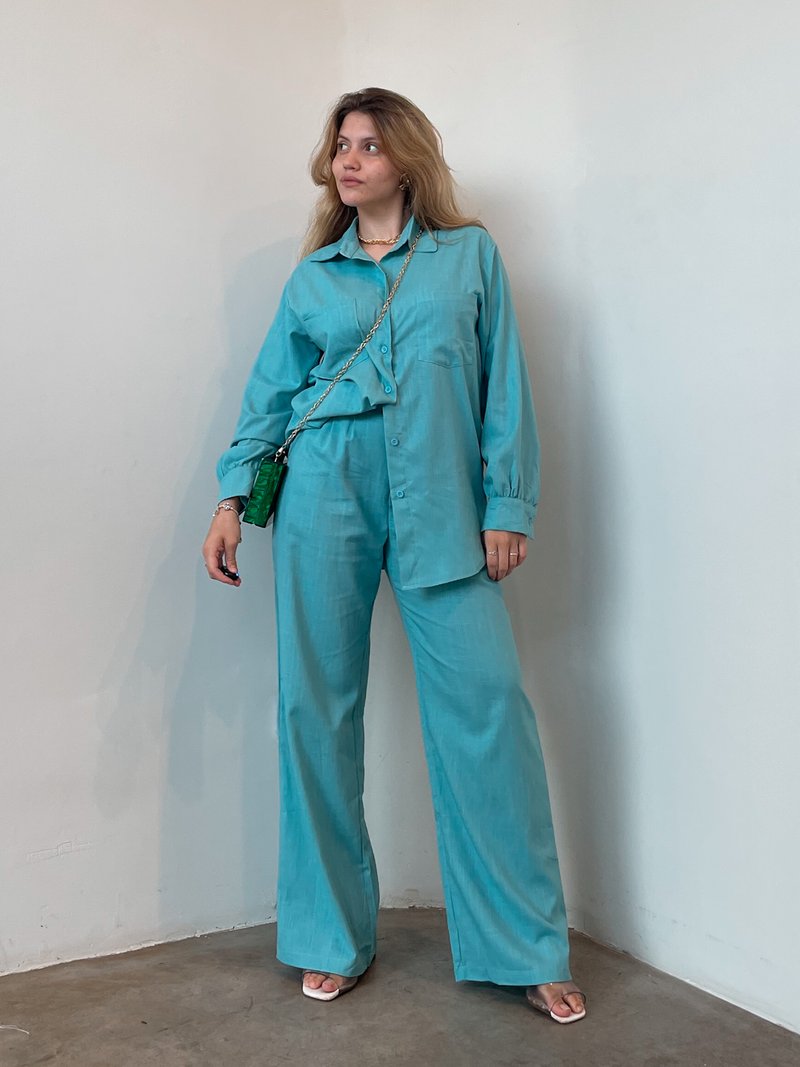 Conjunto Calça Pantalona CalÃ§a E Blusa Feminina Conjunto Feminino