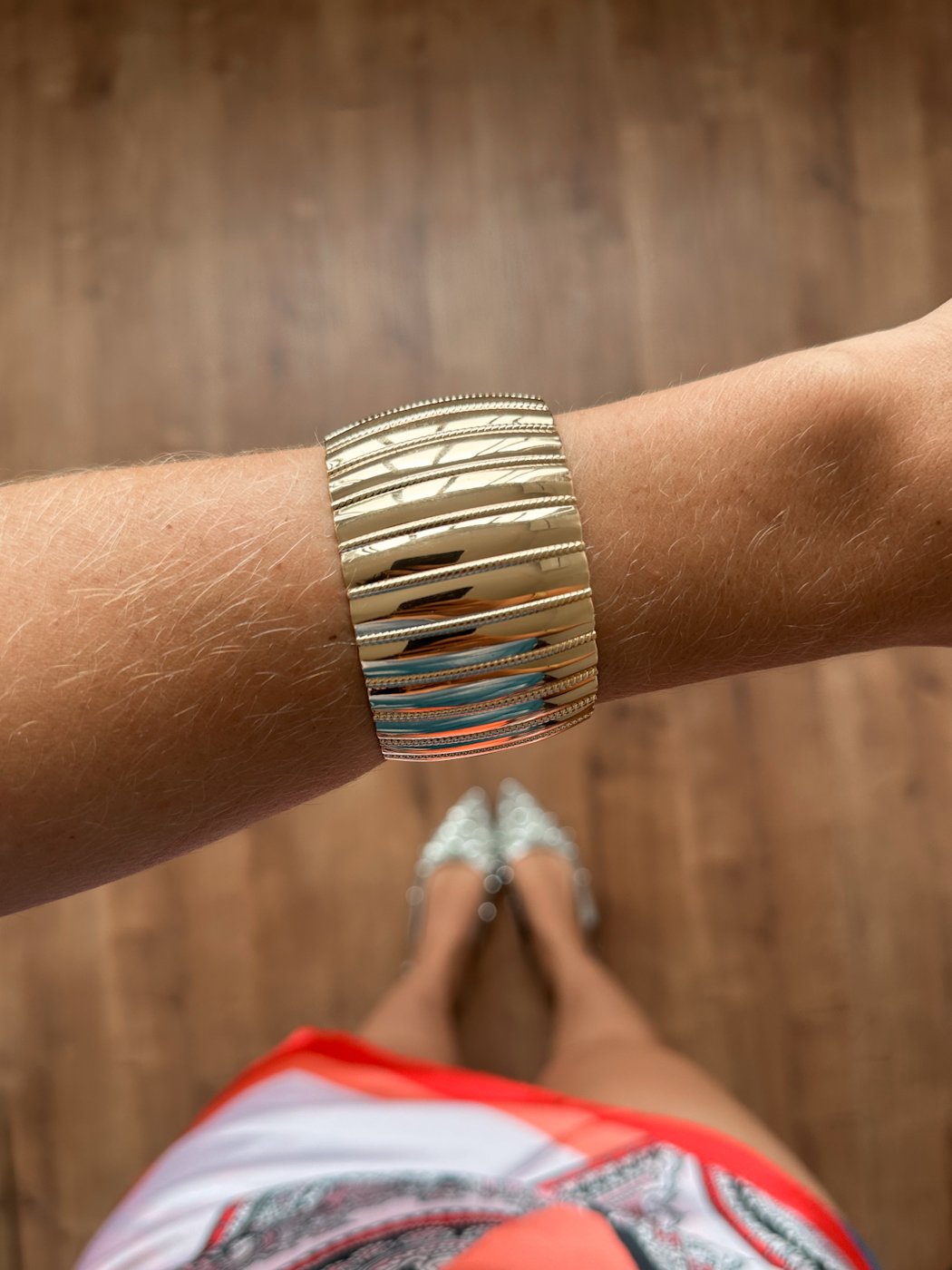 03 bracelete largo com linhas helena