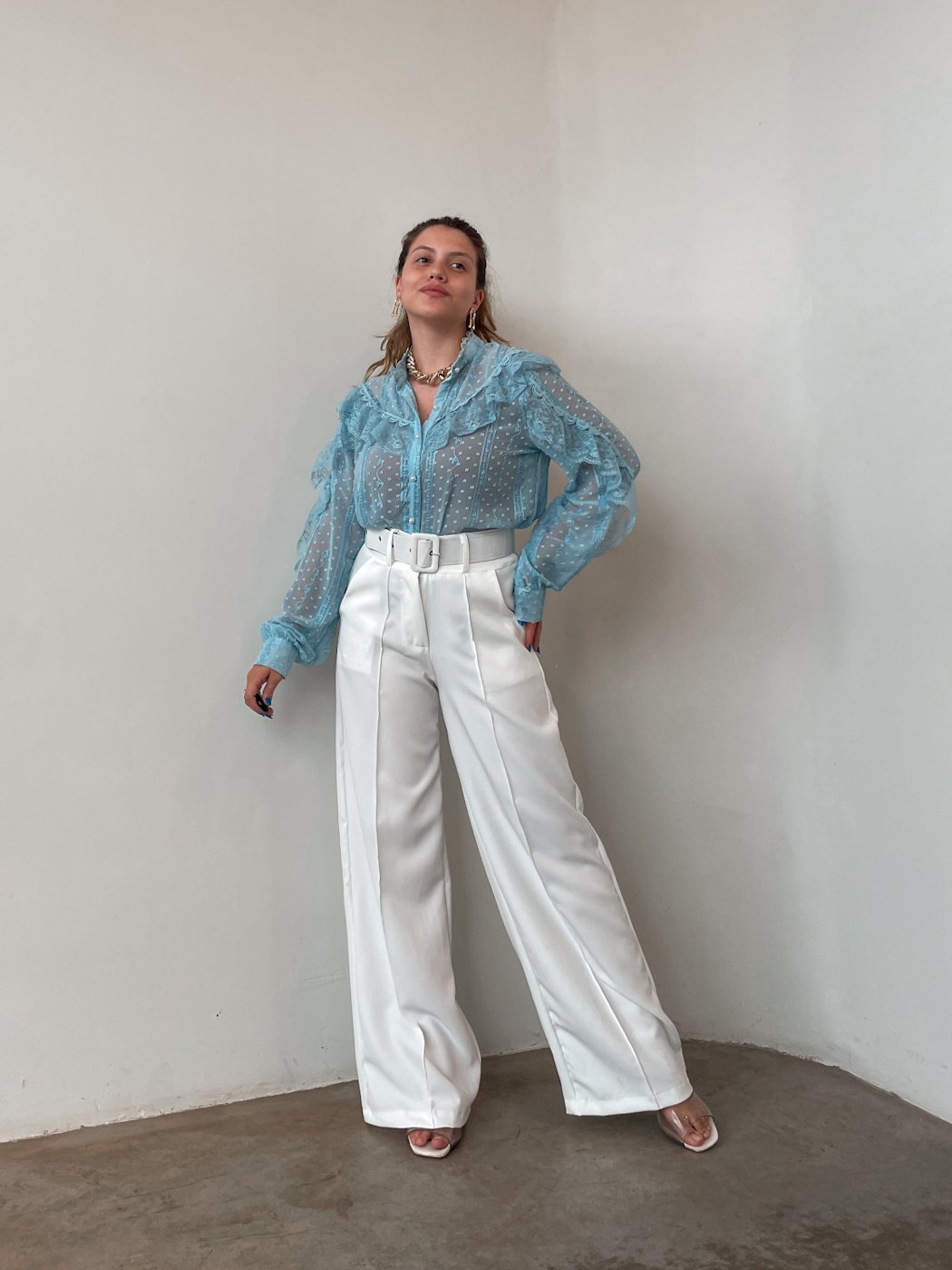 15 camiseta feminina boho manga longa com babados e renda transparencia luna