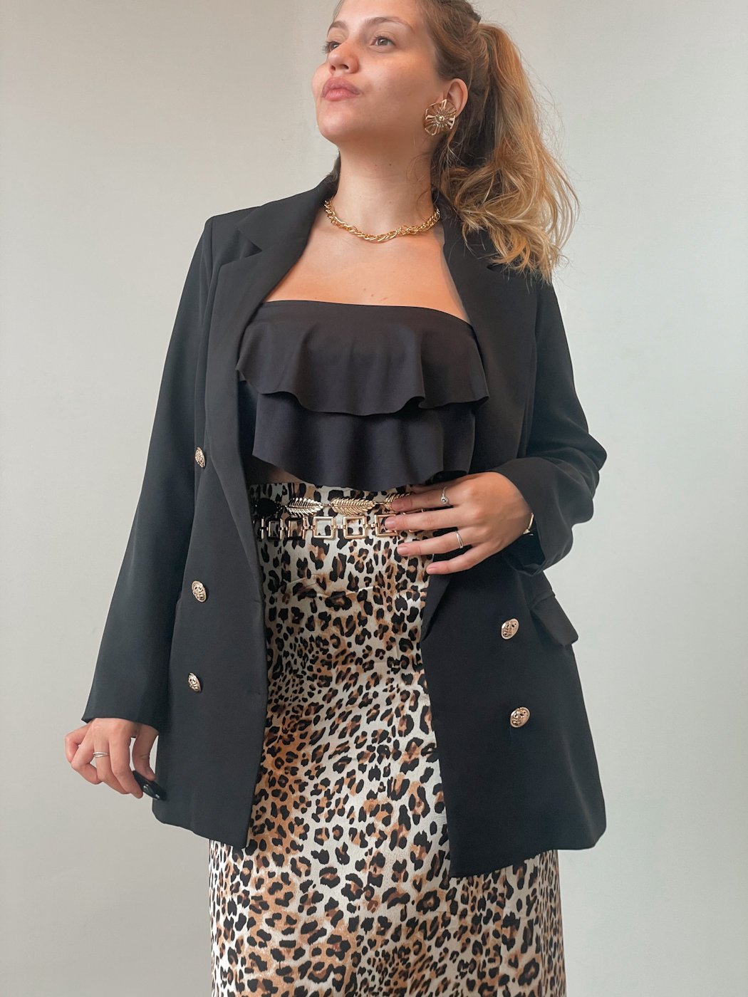 19 saia feminina midi acetinada onca alicia
