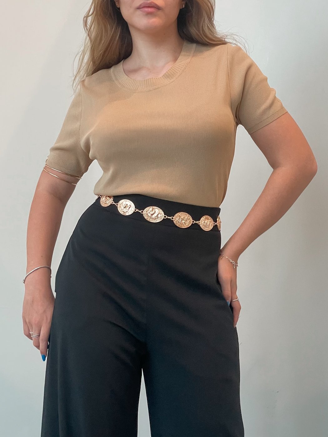 13 blusa feminina linha manga canelada bella
