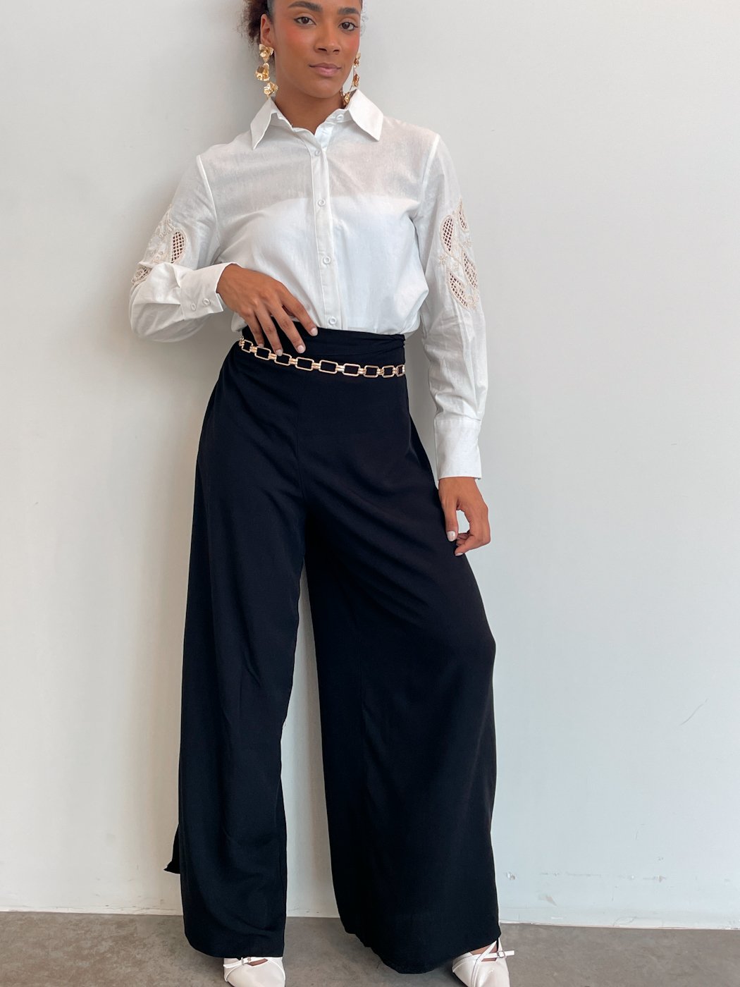 03 camisa feminina boho manga bordada com punho largo tricoline amanda