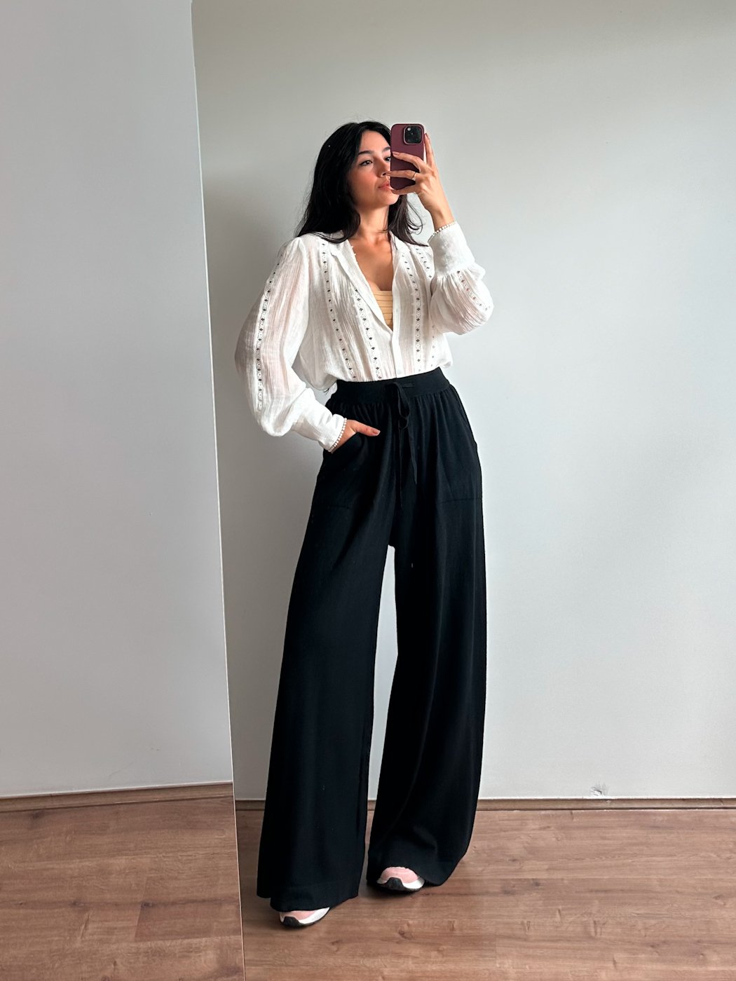 12 calca maxi pantalona de linha com toque mousse samanta