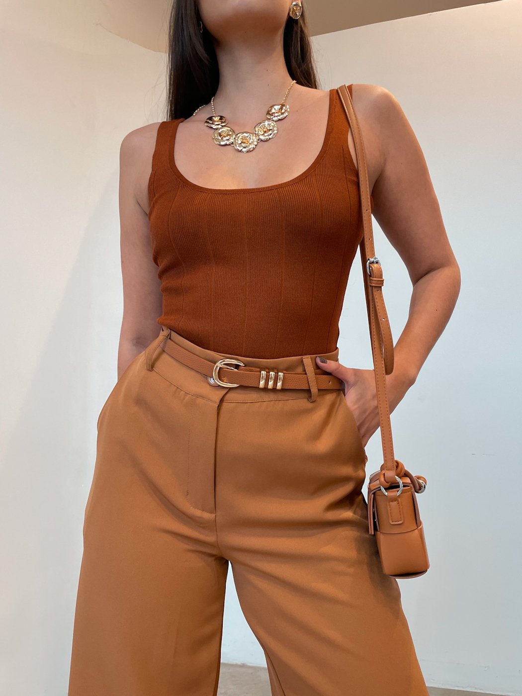 08 body feminino de linha canelado hannah