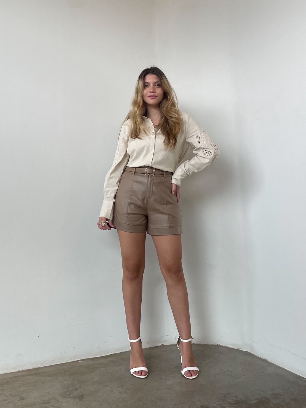 29 camisa feminina boho manga bordada com punho largo tricoline amanda
