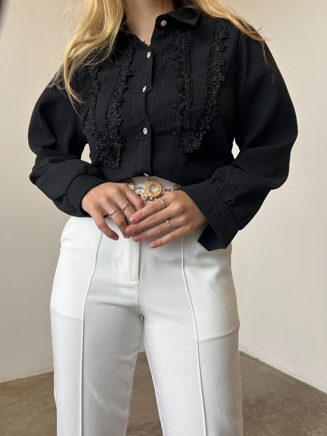 46 camisa feminina grao de arroz gripir frontal bela
