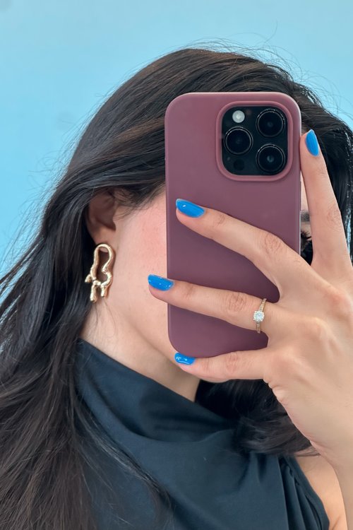 Brinco com 3 Gotas Escorridas Organico Regina - Dourado