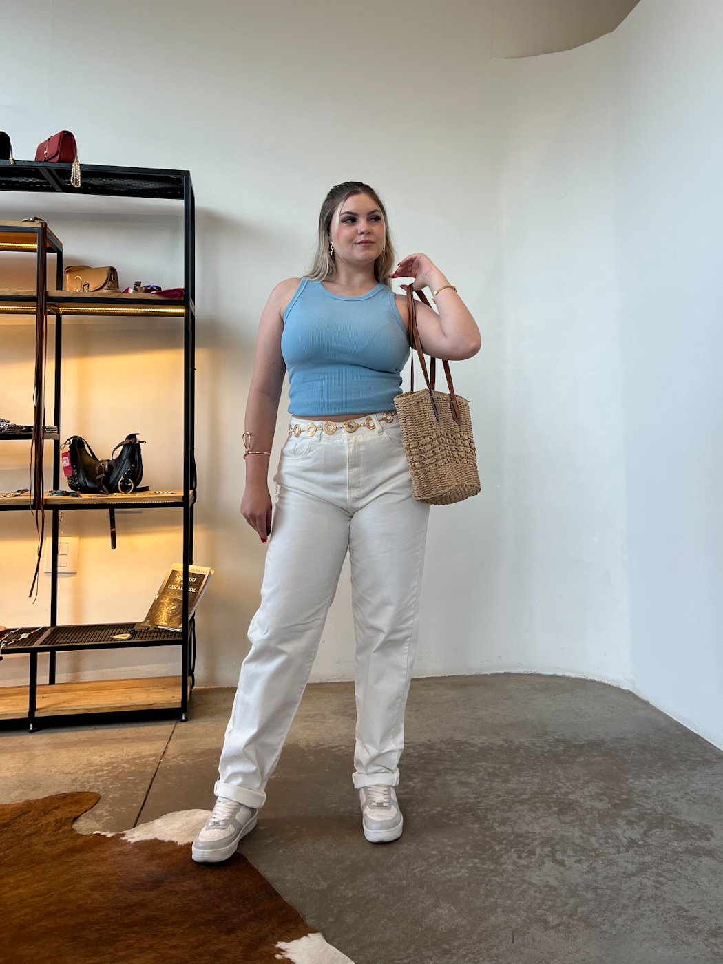 20 regata feminina canelada nadador algodao celine