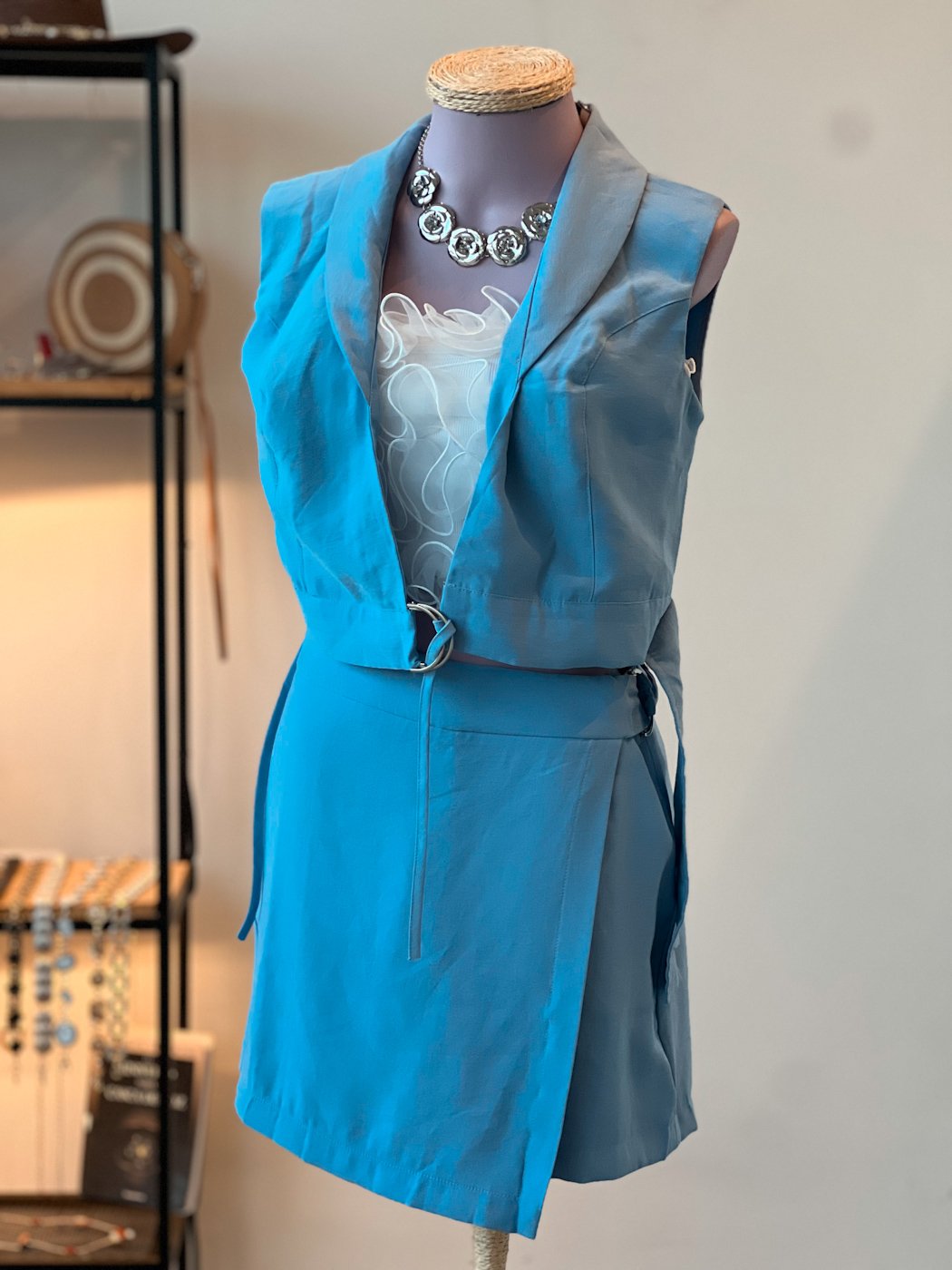 02 top feminino canelado com tule em forma organica ana