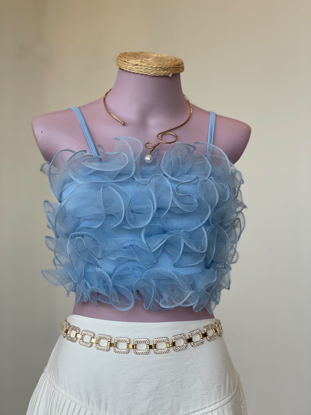 05 top feminino canelado com tule em forma organica ana