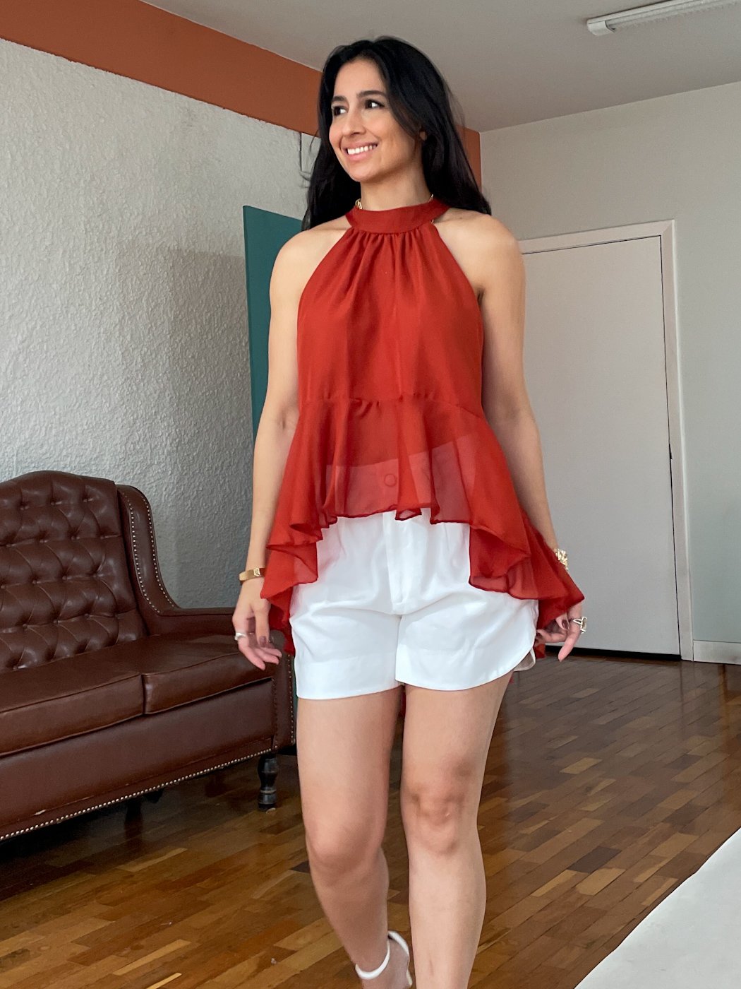 08 blusa feminina de voal cavada mulet duda