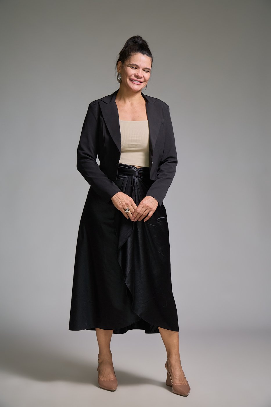 08 saia envelope de malha acetinada encorpada vick