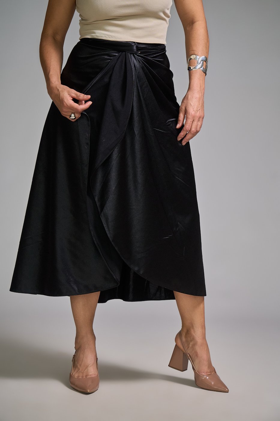 12 saia envelope de malha acetinada encorpada vick