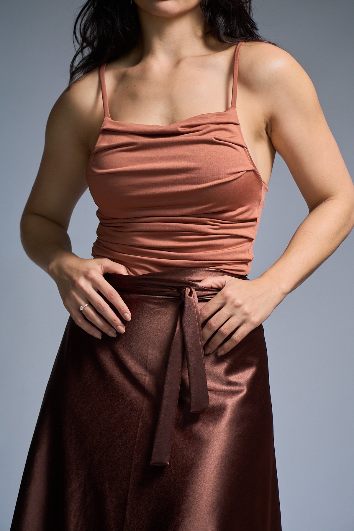 08 body de suplex com pregas no busto com alca fina sem fecho em baixo julia