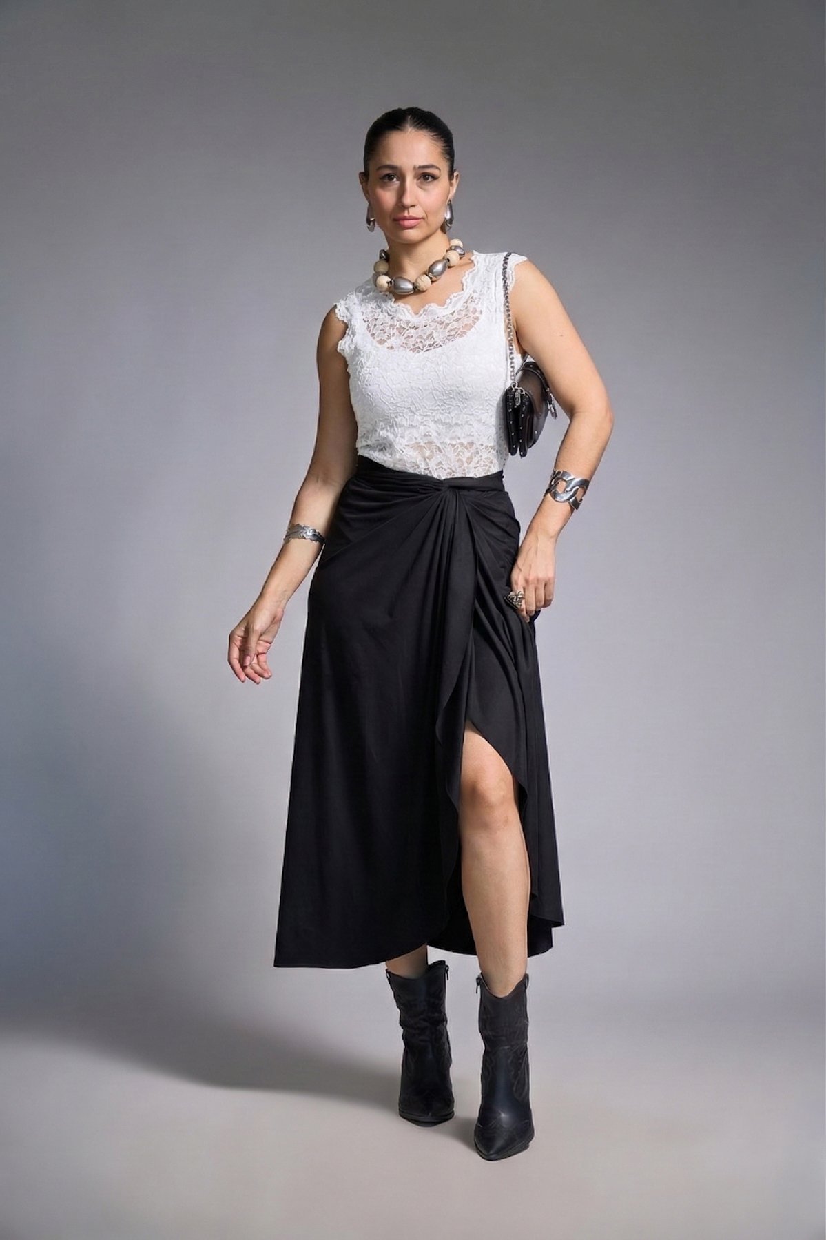 22 blusa de renda regata segunda pele milene