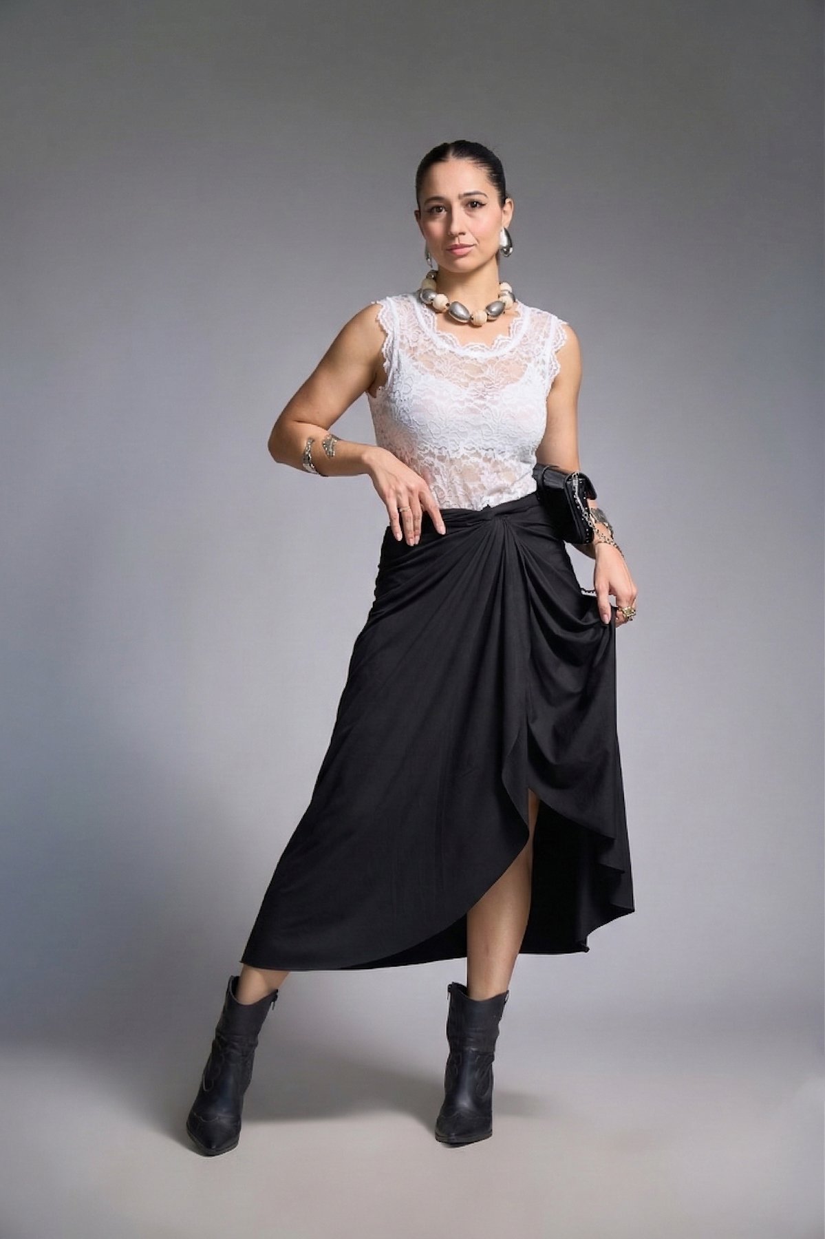 23 blusa de renda regata segunda pele milene