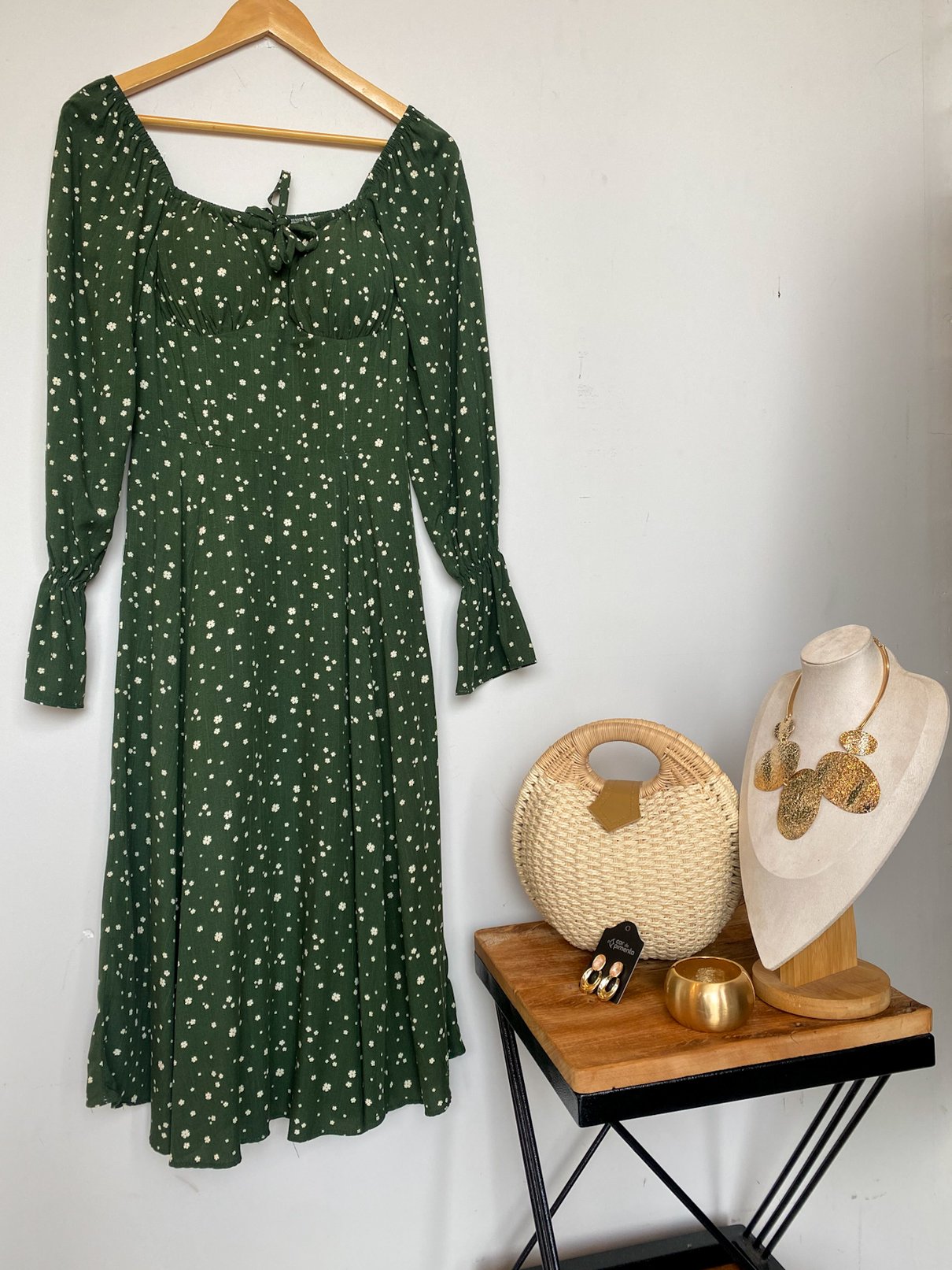 06 vestido liberty ciganinha de manga longa midi milena