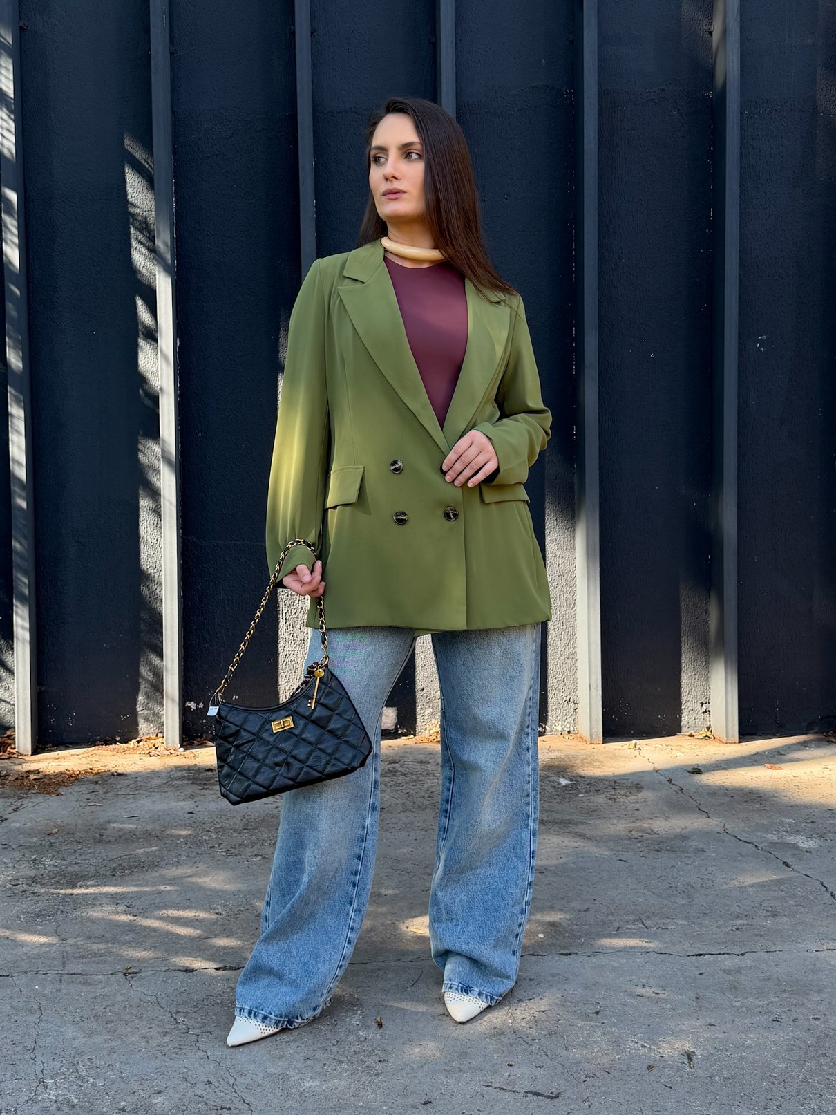12 blazer com 4 botoes mescla urban melissa