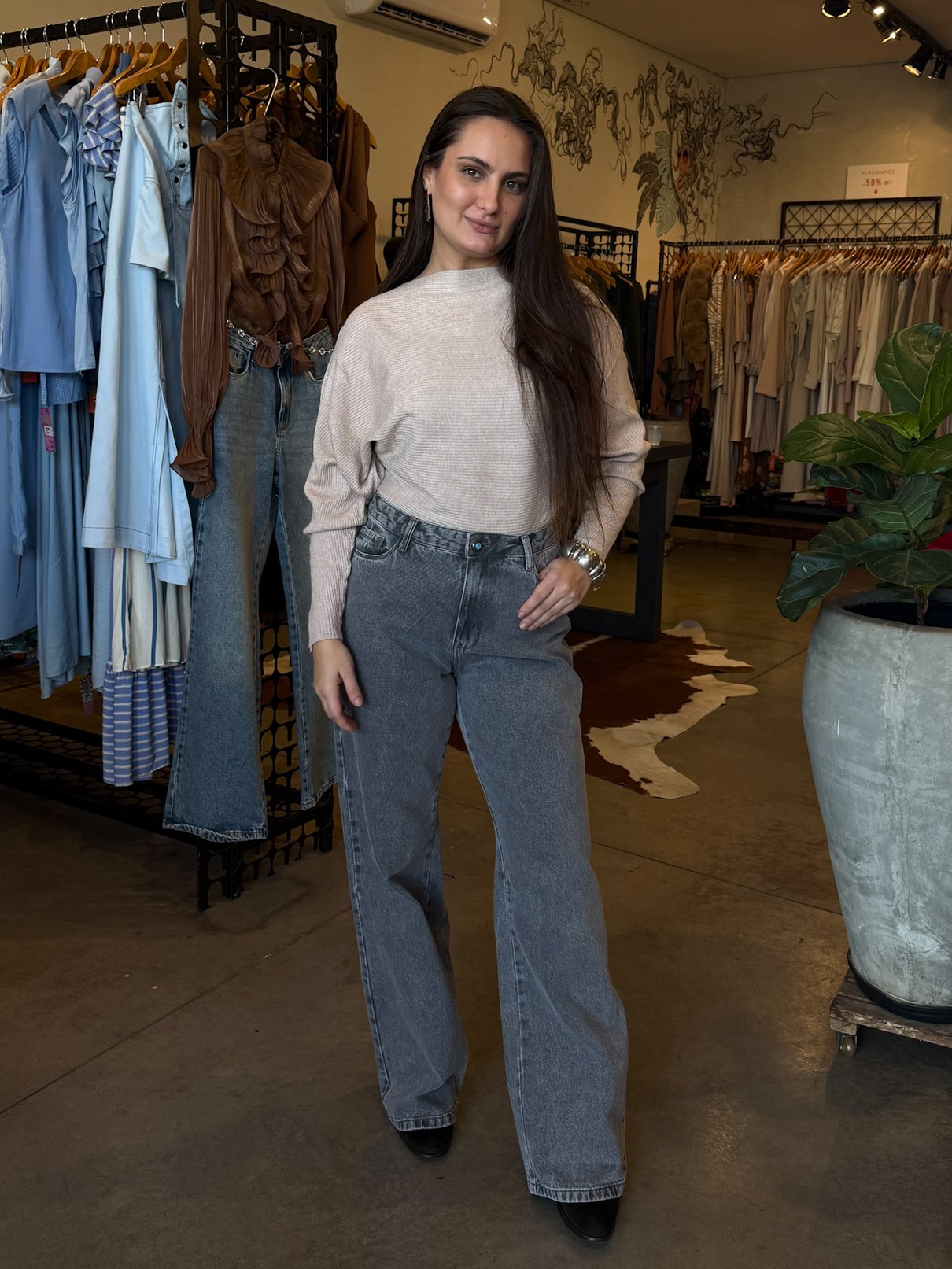 16 blusa canoa de linha comprida bel