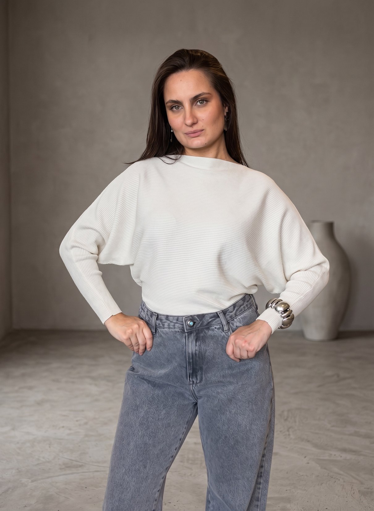 33 blusa canoa de linha comprida bel