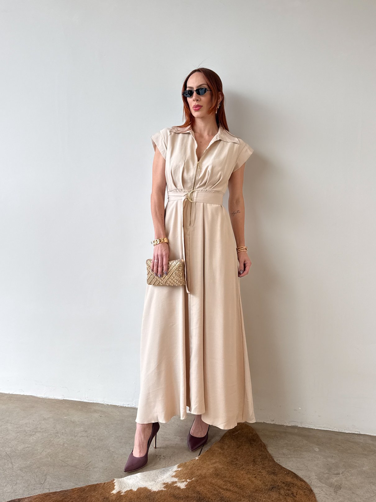 20 vestido com ziper e manga japonesa luana