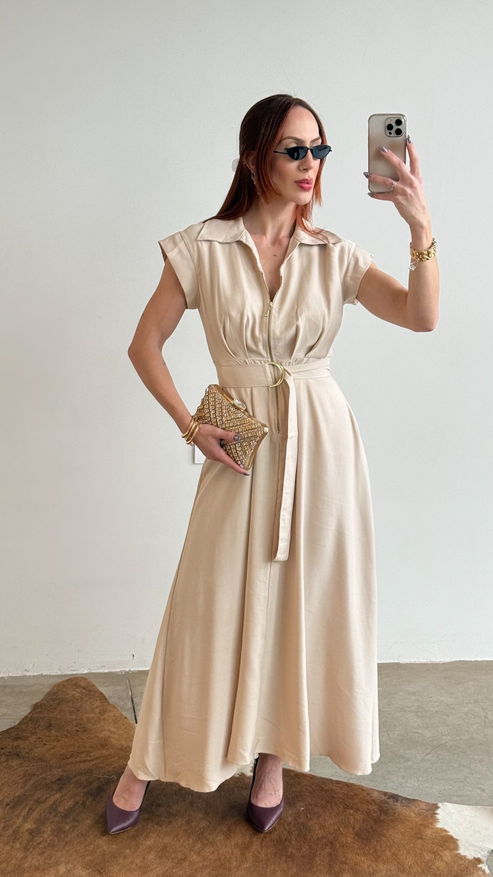 22 vestido com ziper e manga japonesa luana